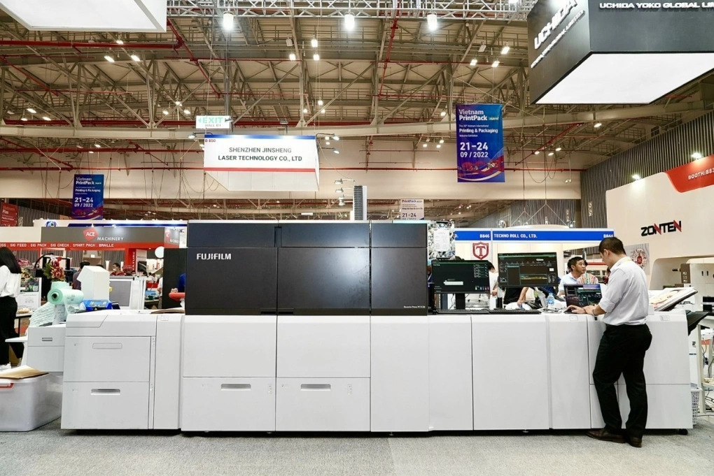 Fujifilm giới thiệu dòng máy mới tại triển lãm Vietnam Printpack 2022